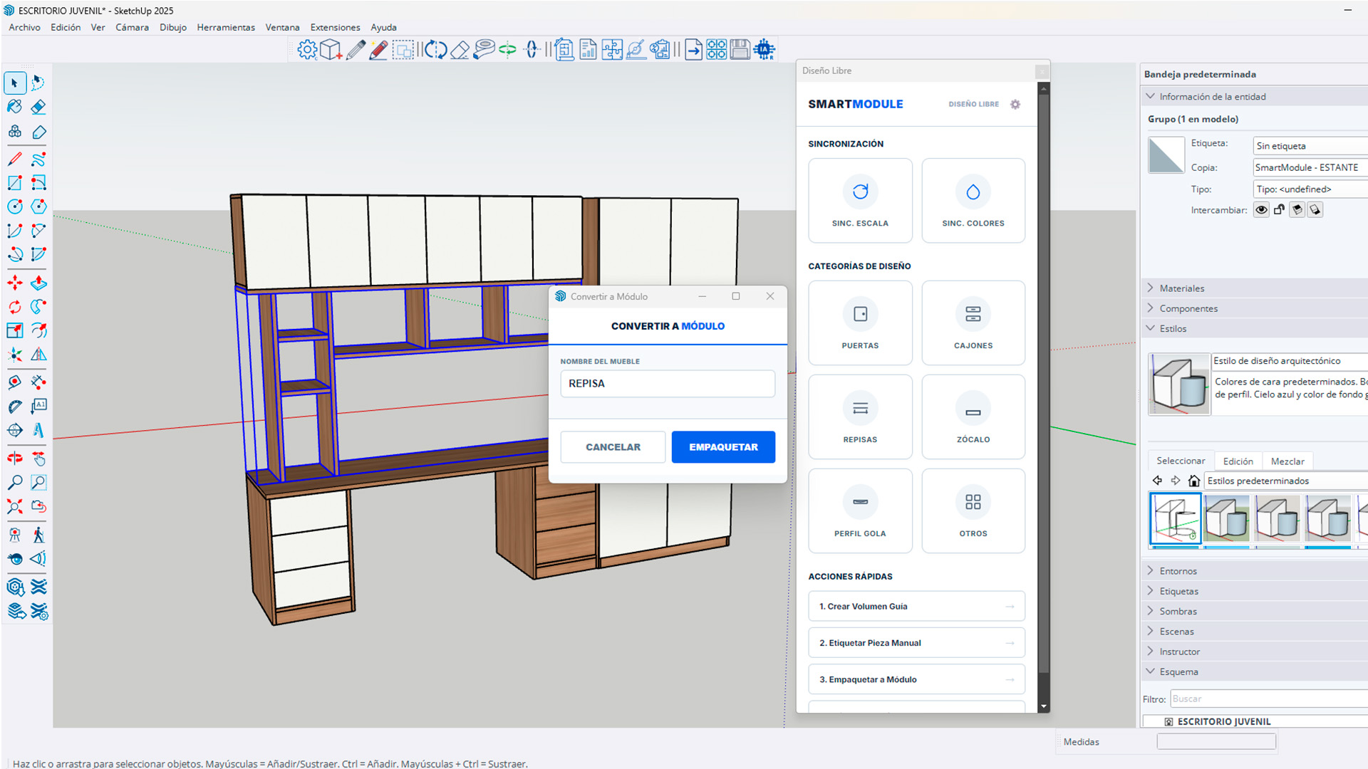Diseño Libre en SmartModule